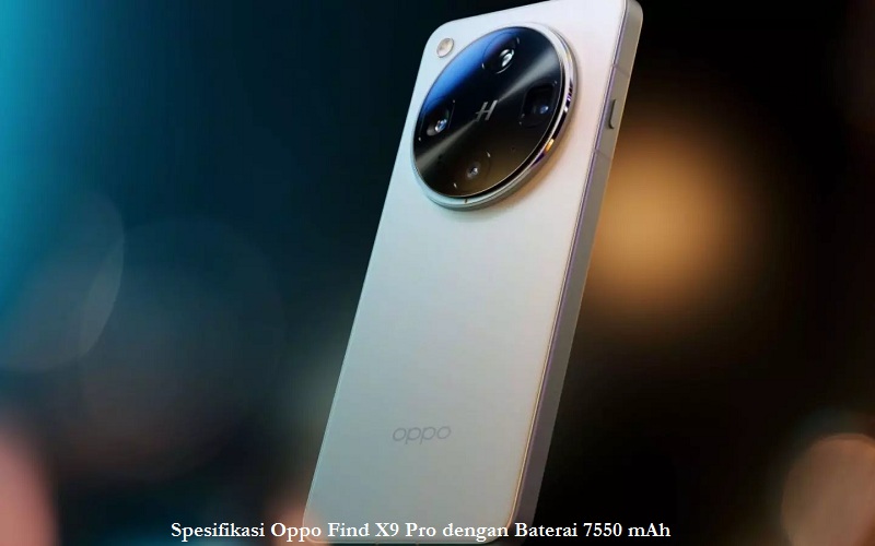 Spesifikasi Oppo Find X9 Pro dengan Baterai 7550 mAh